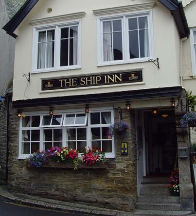 Fowey ' Ship Inn ' Wilkie Collins